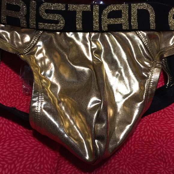 Andrew Christian Golden Boy Brief Jock Size LARGE 🆕🩲🌟 - Picture 5 of 12